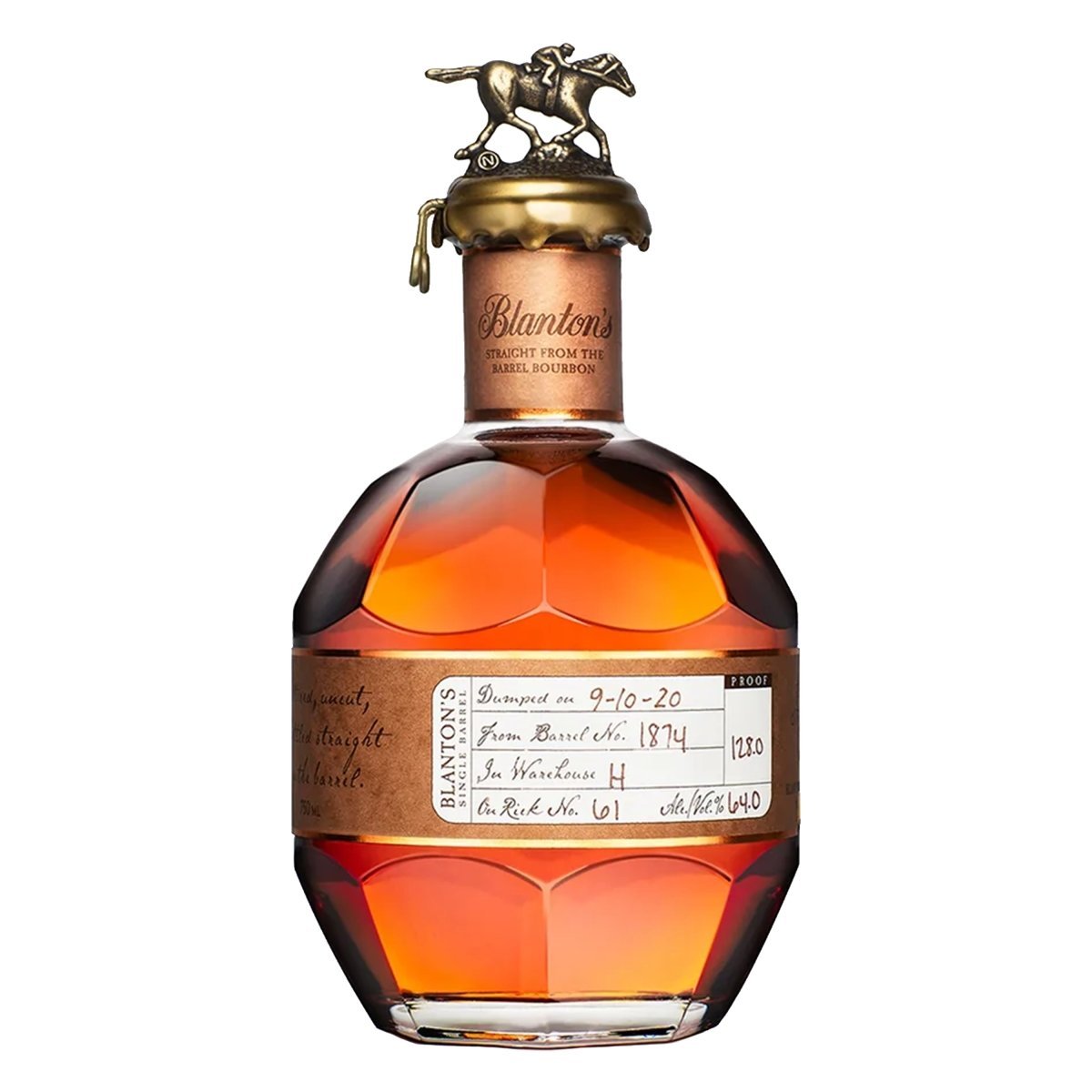 Blanton's Straight From The Barrel Bourbon Whiskey