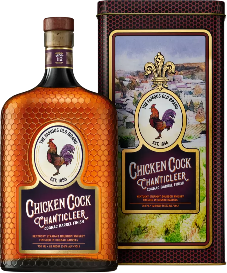 Chicken Cock Chanticleer Cognac Barrel Finish Bourbon Whiskey