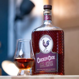 Chicken Cock Red Stave Bourbon Whiskey