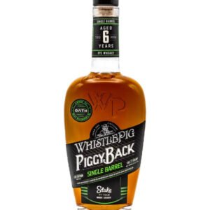 WhistlePig PiggyBack Rye: Stake F1® Team KICK Sauber Single Barrel 750mL